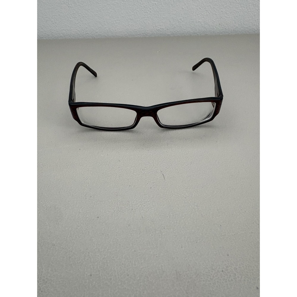 Prada Eyeglasses Frames Only Rectangular Brown Vp… - image 5